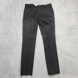 Banana Republic Sloan Slim Ankle Pants Womens Size 2 Black Stretch Workwear